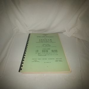 Jaguar Spare Parts Catalogue for Jaguar 3-4 and 3-